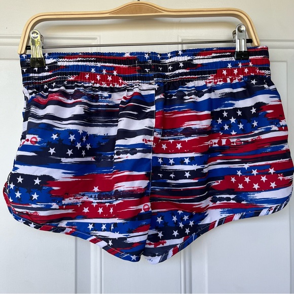 •OP• Red/White/Blue Beach Surf/Swim Shorts - Size Medium (7-9) - Picture 5 of 7